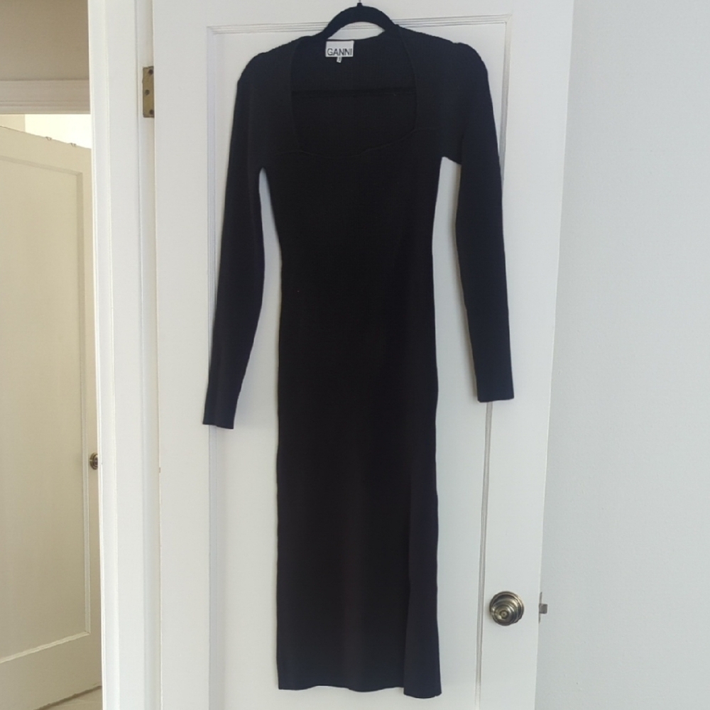 GANNI sweater dress Sz M